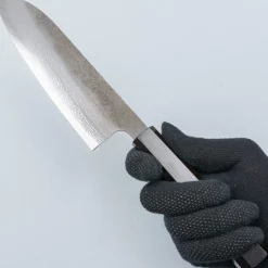 Hatsukokoro Inazuma Aogami Damascus Super Santoku