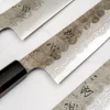 Hatsukokoro Inazuma Aogami Damascus Super Petty 15 cm