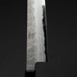 Hatsukokoro Inazuma Aogami Damascus Super Sujihiki 27 cm