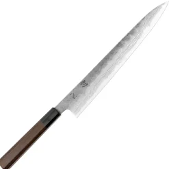 Hatsukokoro Inazuma Aogami Damascus Super Sujihiki 27 cm