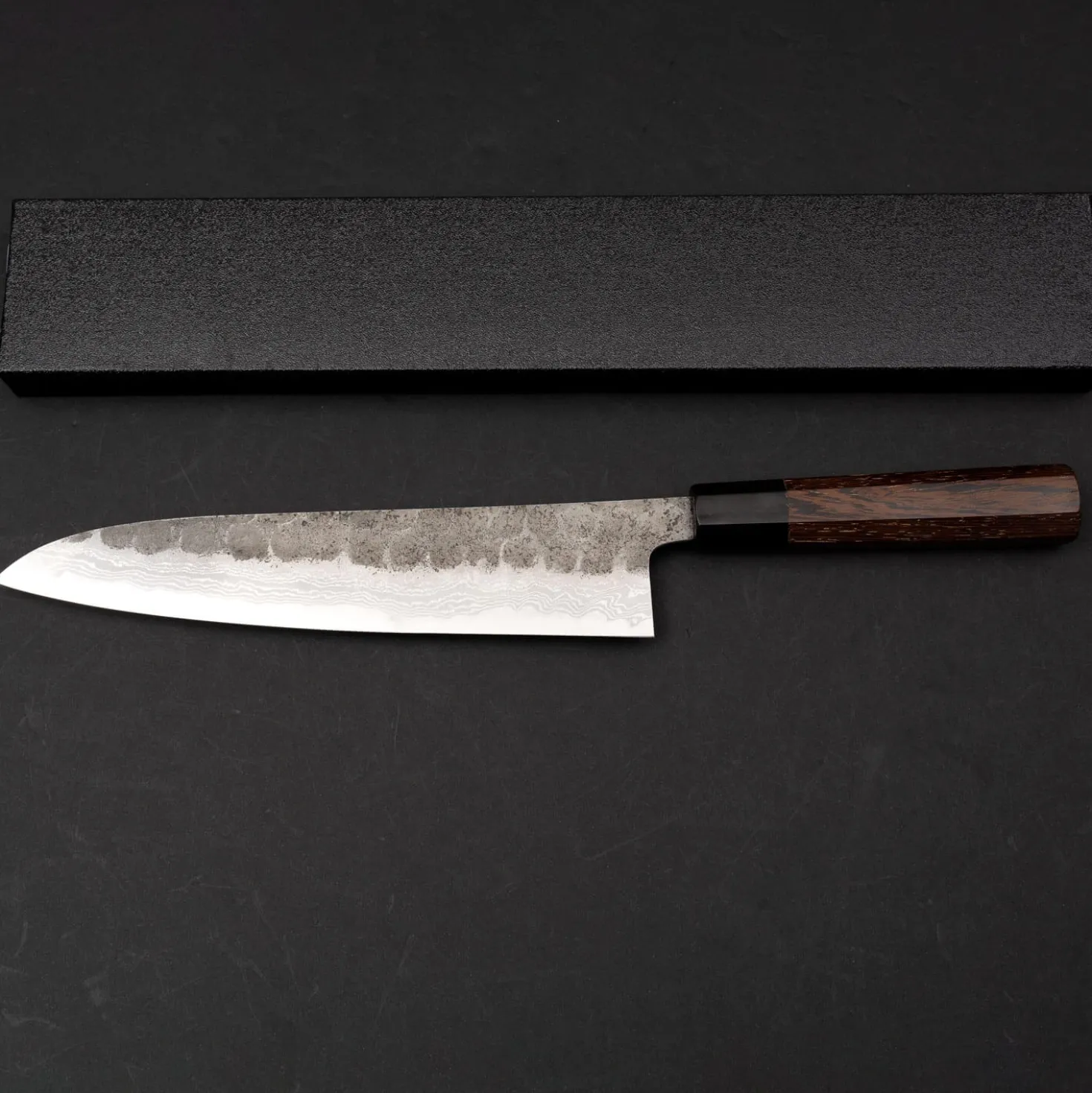 Hatsukokoro Inazuma Aogami Damascus Super Gyuto 24 cm