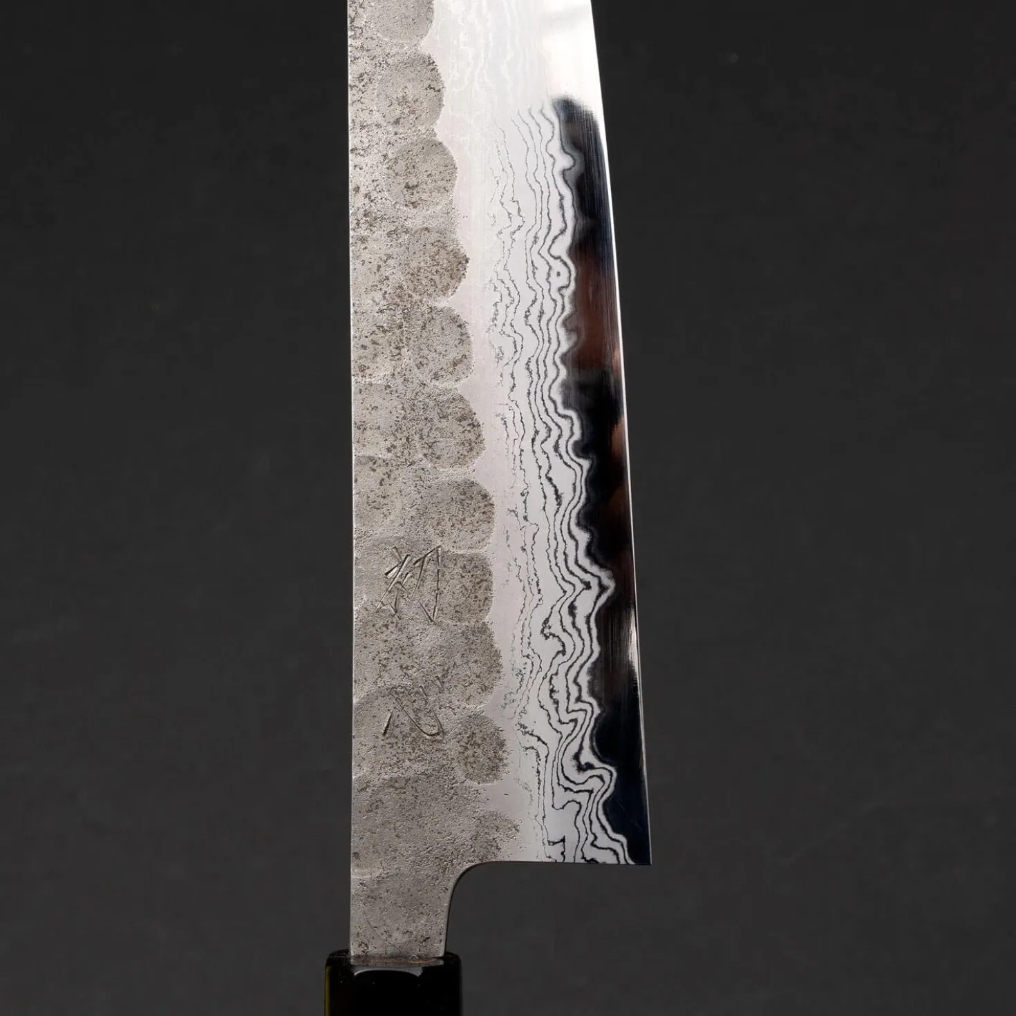 Hatsukokoro Inazuma Aogami Damascus Super Gyuto 24 cm
