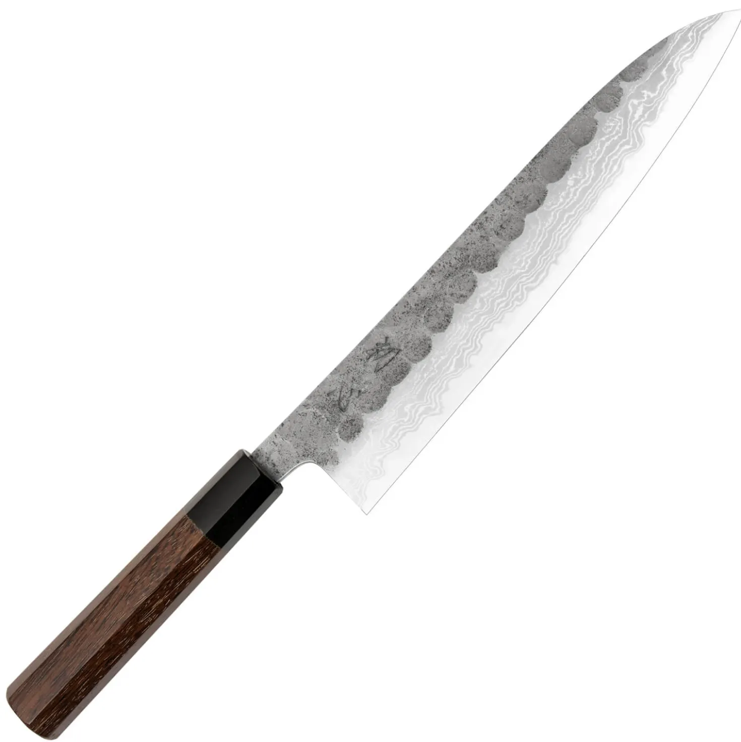Hatsukokoro Inazuma Aogami Damascus Super Gyuto 24 cm