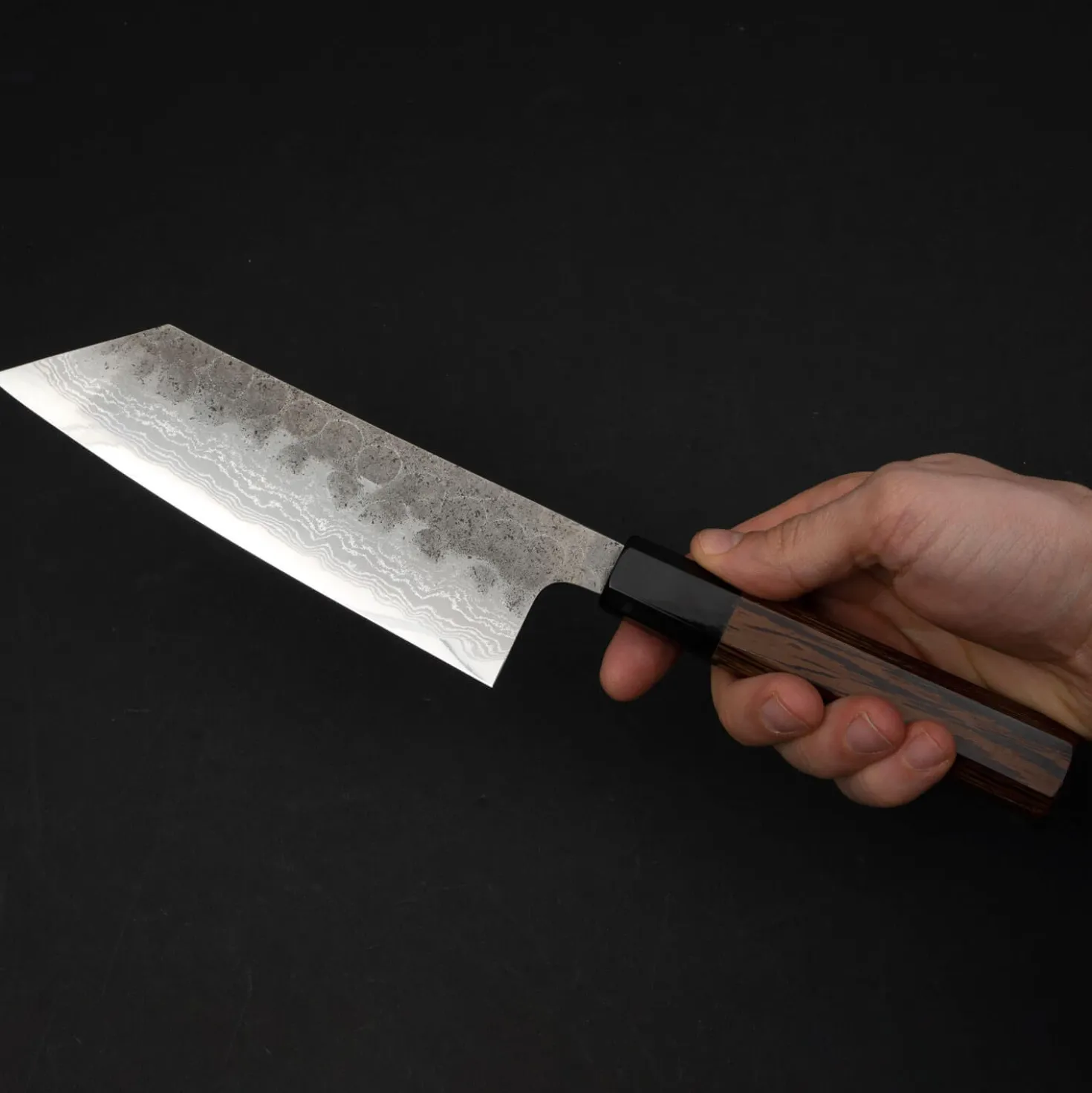 Hatsukokoro Inazuma Aogami Damascus Super Bunka