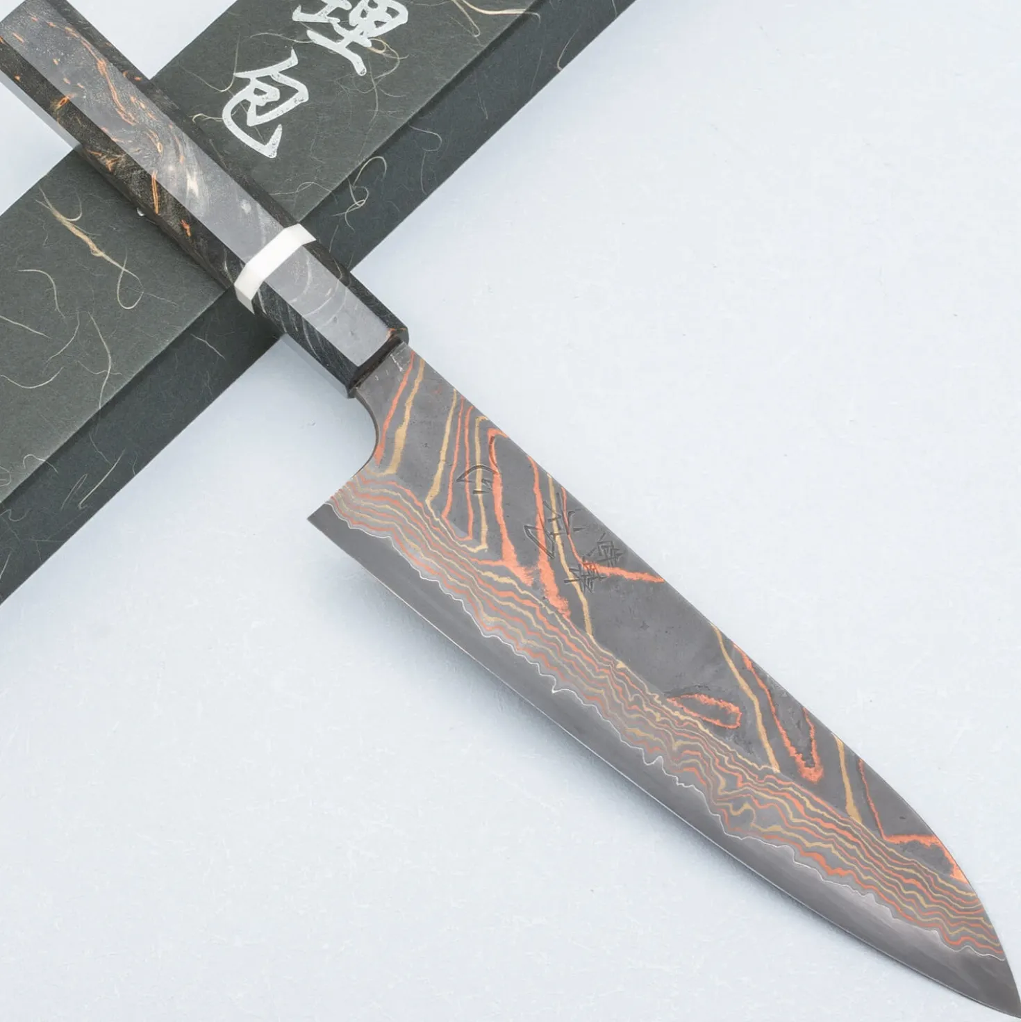 Hatsukokoro Irodori Aogami 2 Rainbow Gyuto 21 cm
