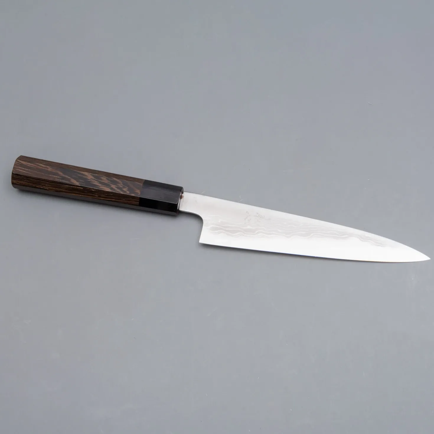 Hatsukokoro Komorebi Aogami 1 Damast Petty 15 cm