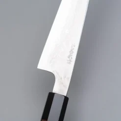 Hatsukokoro Komorebi Aogami 1 Damast Petty 15 cm