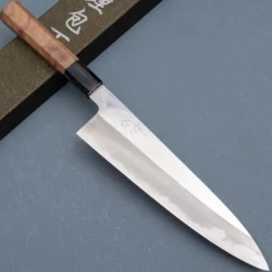 Hatsukokoro Komorebi Aogami 2 Walnut Gyuto 21 cm
