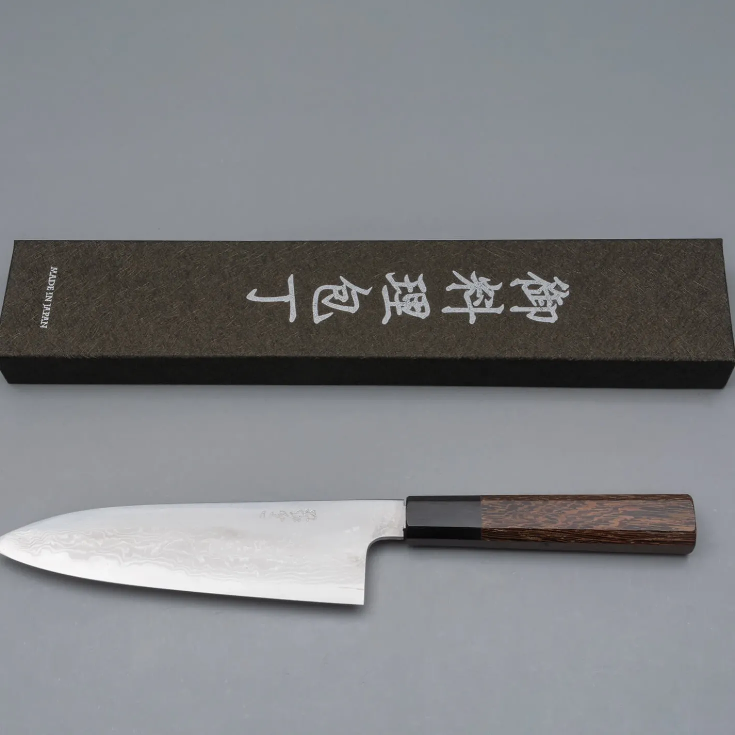Hatsukokoro Komorebi Aogami 1 Damast Santoku