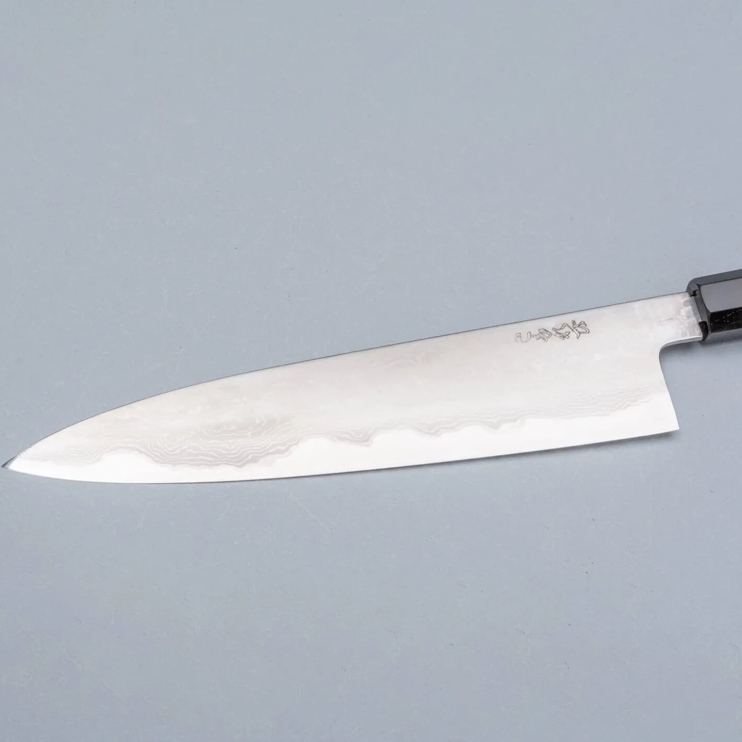 Hatsukokoro Komorebi Aogami 1 Damast Gyuto 24 cm