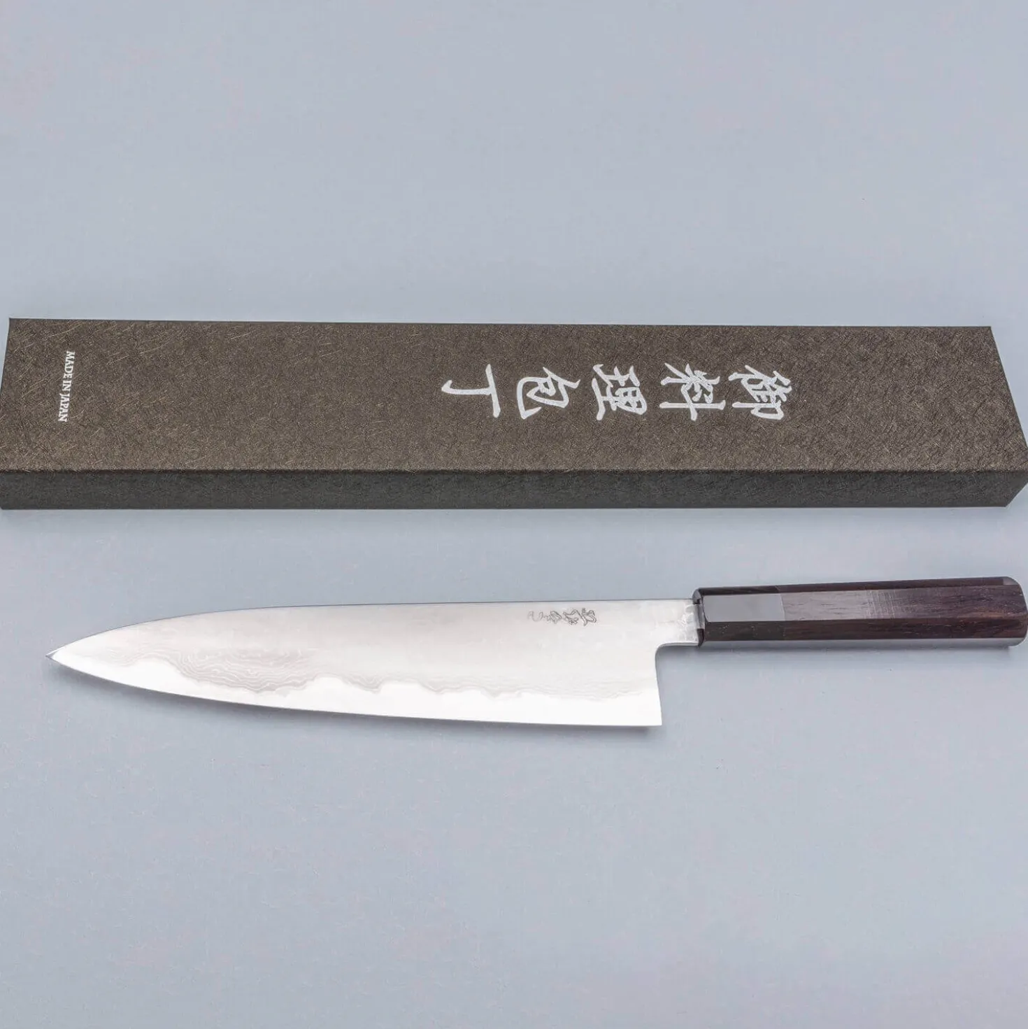 Hatsukokoro Komorebi Aogami 1 Damast Gyuto 24 cm