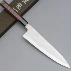 Hatsukokoro Komorebi Aogami 1 Damast Gyuto 21 cm