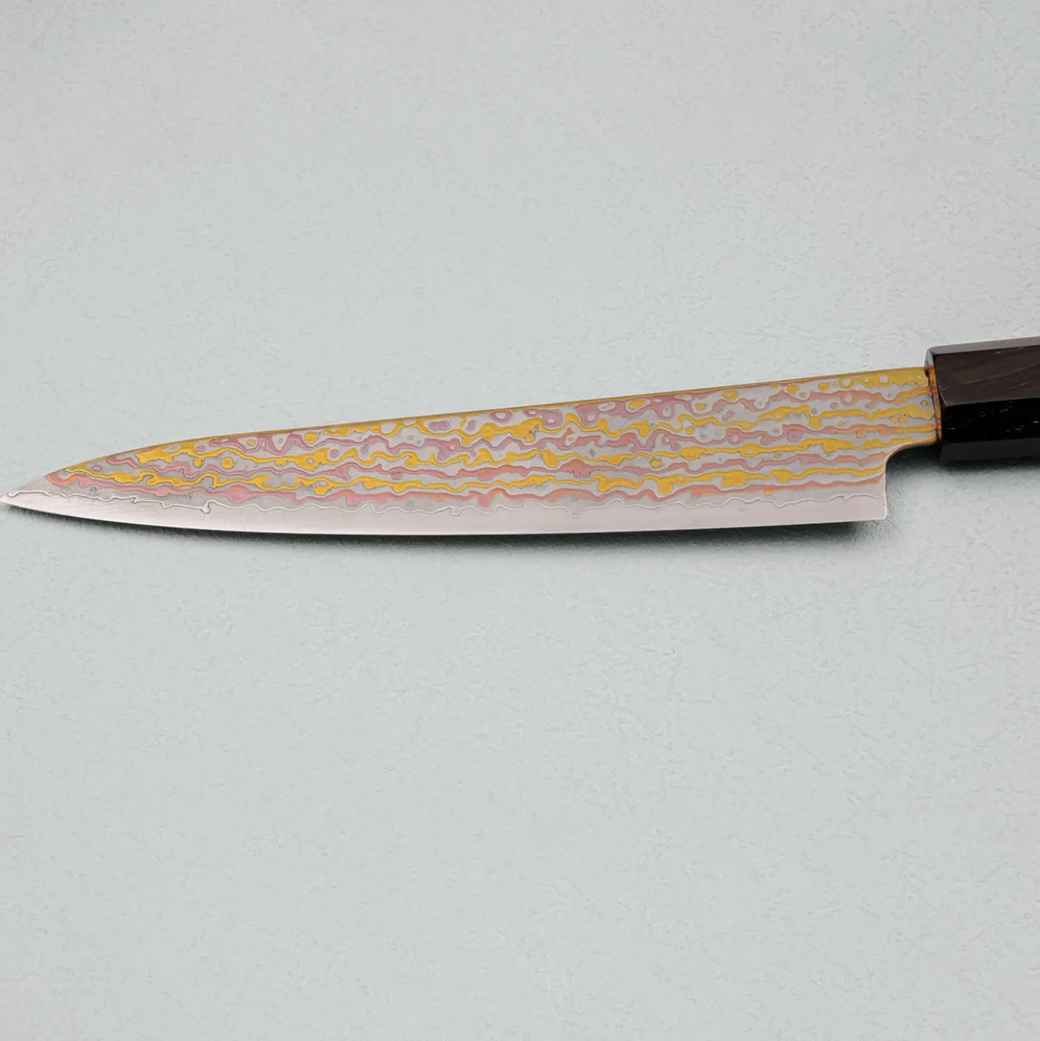 Hatsukokoro Kujaku V-Toku 2 Rainbow Damast Petty 15 cm