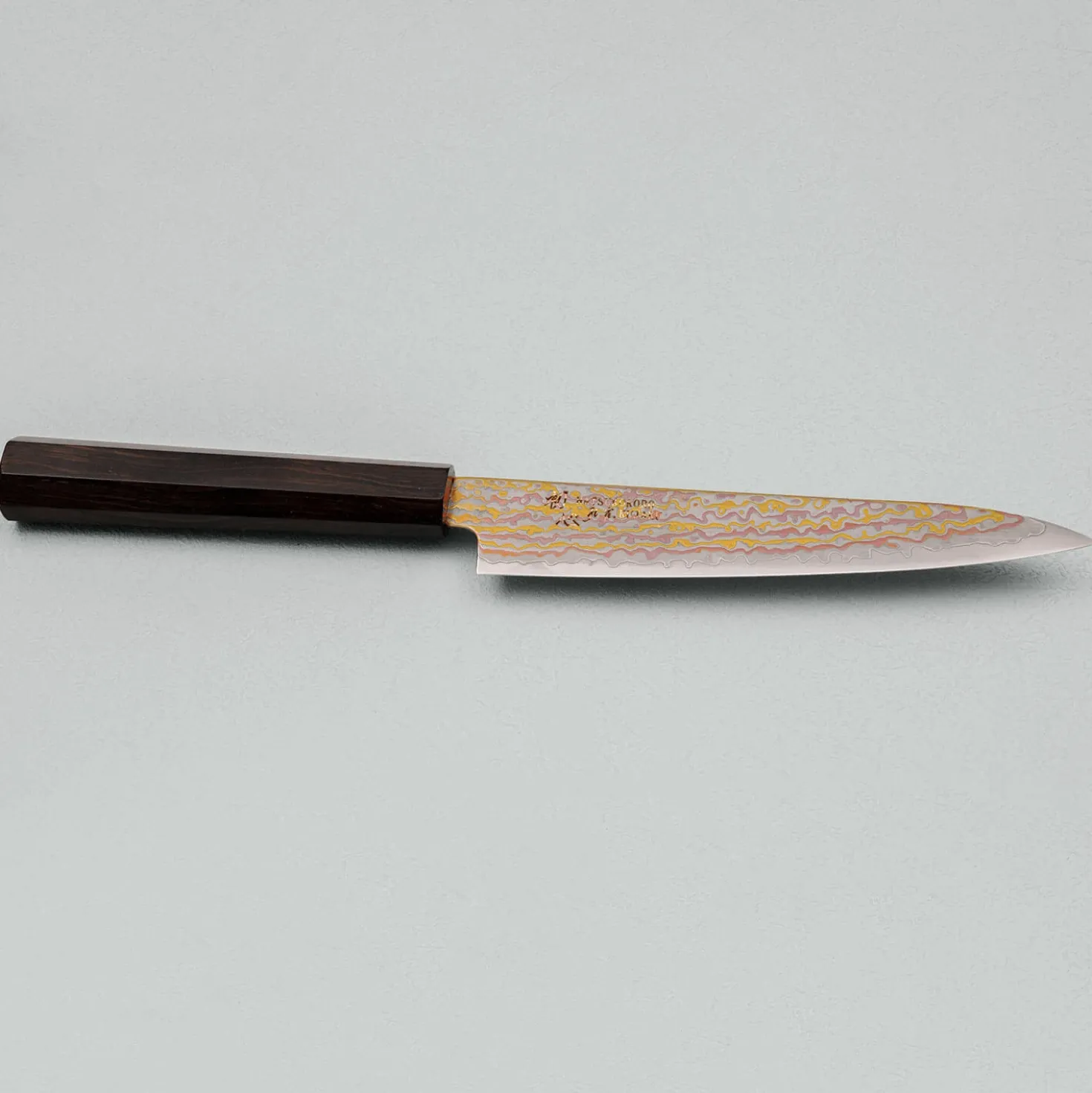 Hatsukokoro Kujaku V-Toku 2 Rainbow Damast Petty 15 cm