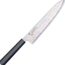 Hatsukokoro Kujaku V-Toku 2 Rainbow Damast Gyuto 24 cm