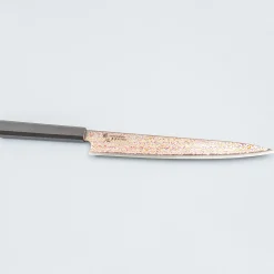 Hatsukokoro Kujaku V-Toku 2 Rainbow Damast Sujihiki 27 cm