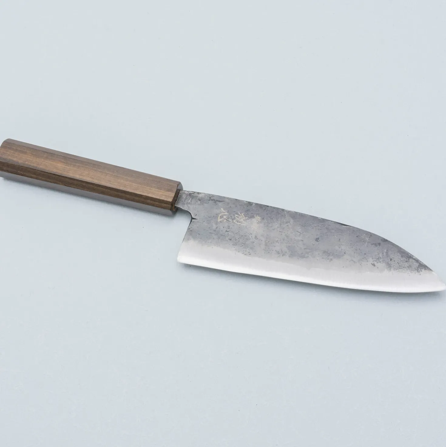 Hatsukokoro Kurogane Aogami #2 Santoku 17 cm