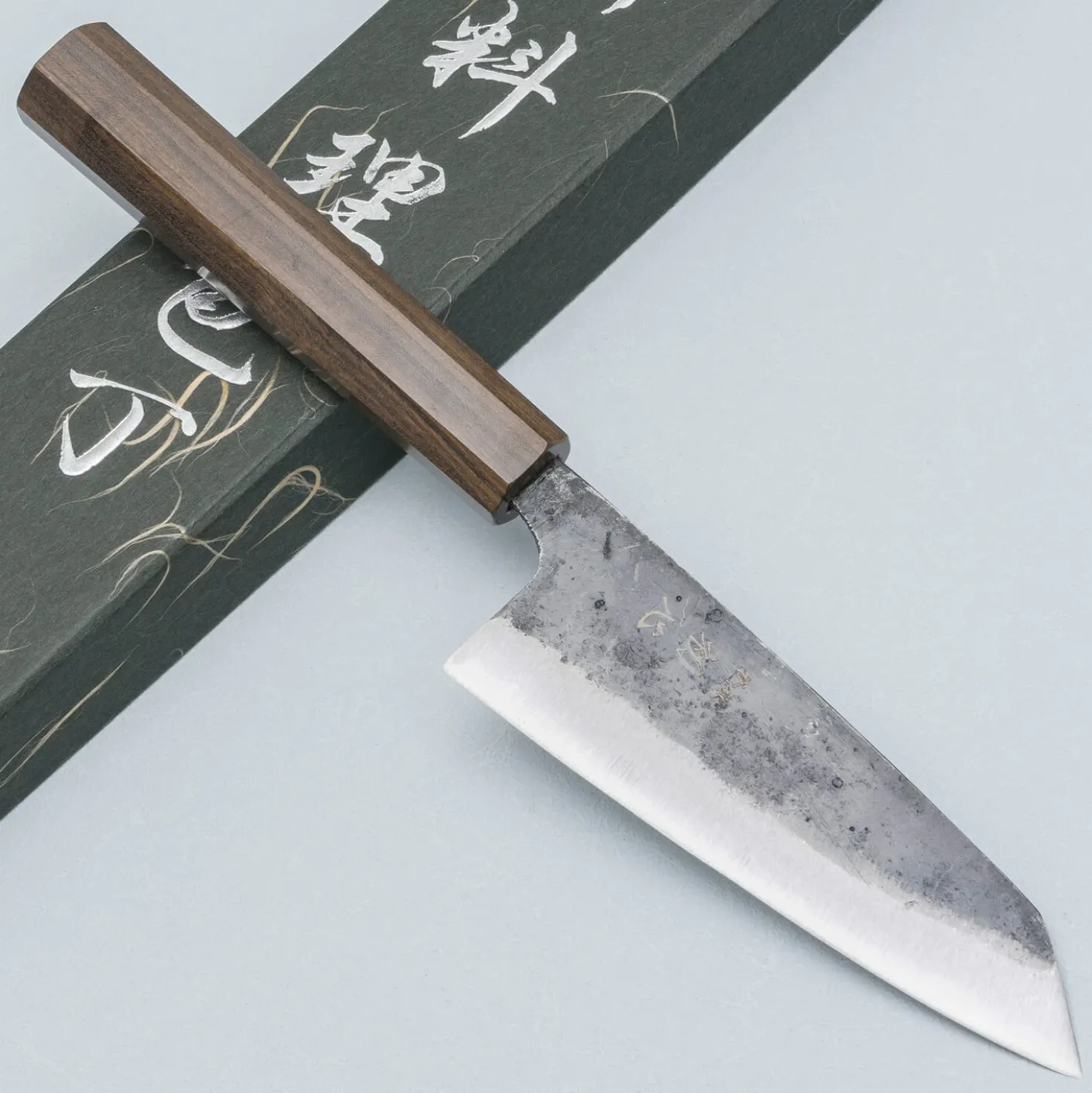 Hatsukokoro Kurogane Aogami #2 Bunka 12 cm