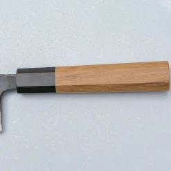 Hatsukokoro Kurokaze Aogami #2 Teak Double Bevel Deba 16.5 cm
