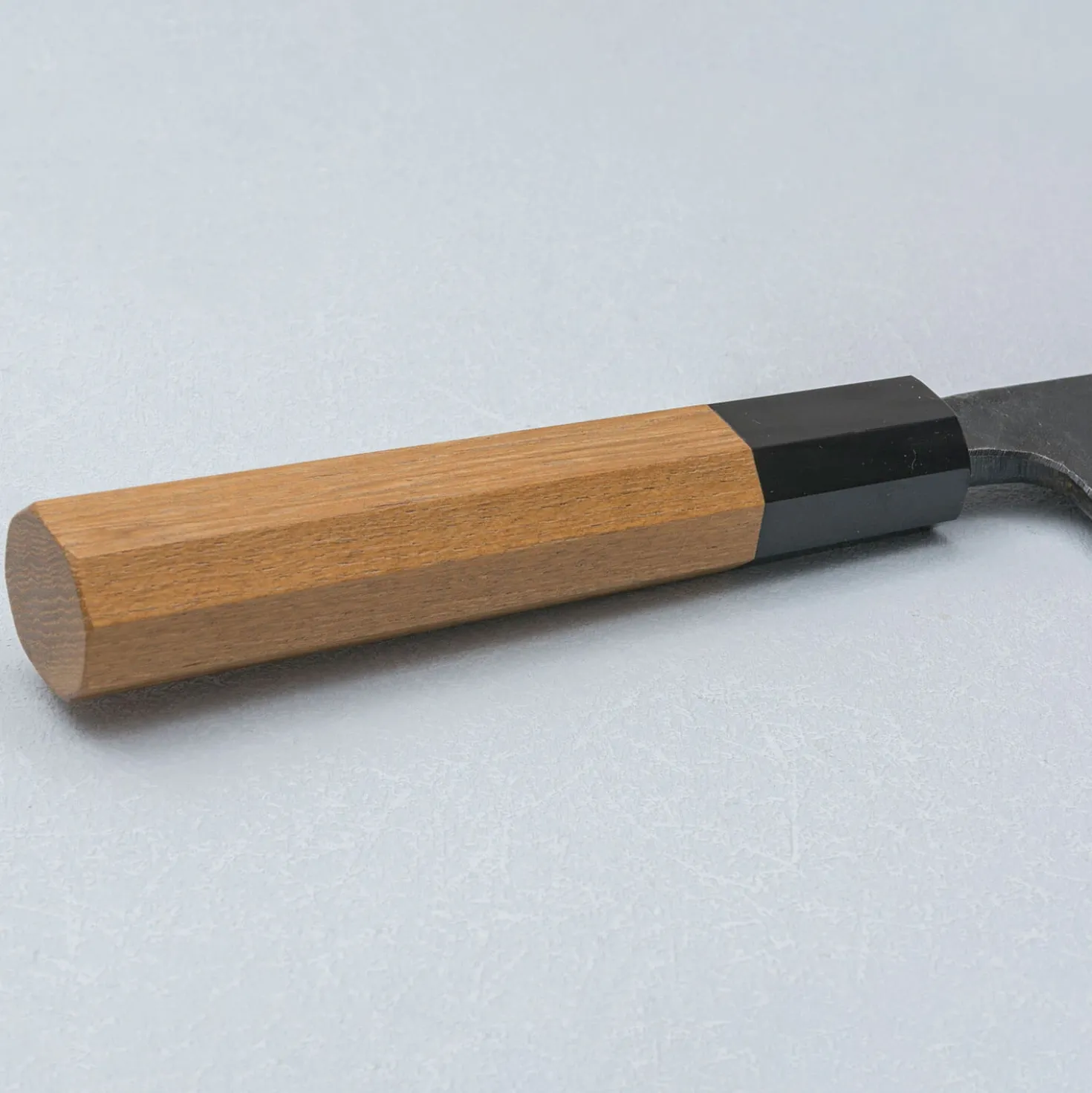 Hatsukokoro Kurokaze Aogami #2 Teak Double Bevel Deba 16.5 cm