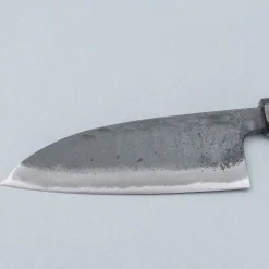 Hatsukokoro Kurokaze Aogami #2 Teak Double Bevel Deba 15 cm