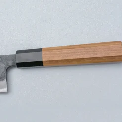 Hatsukokoro Kurokaze Aogami #2 Teak Double Bevel Deba 15 cm