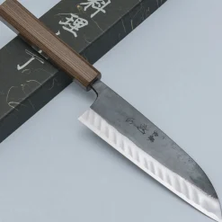 Hatsukokoro Kuronami Aogami #2 Santoku 16.5 cm