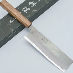 Hatsukokoro Kurosagi Aogami Super Bubinga Nakiri 16.5 cm