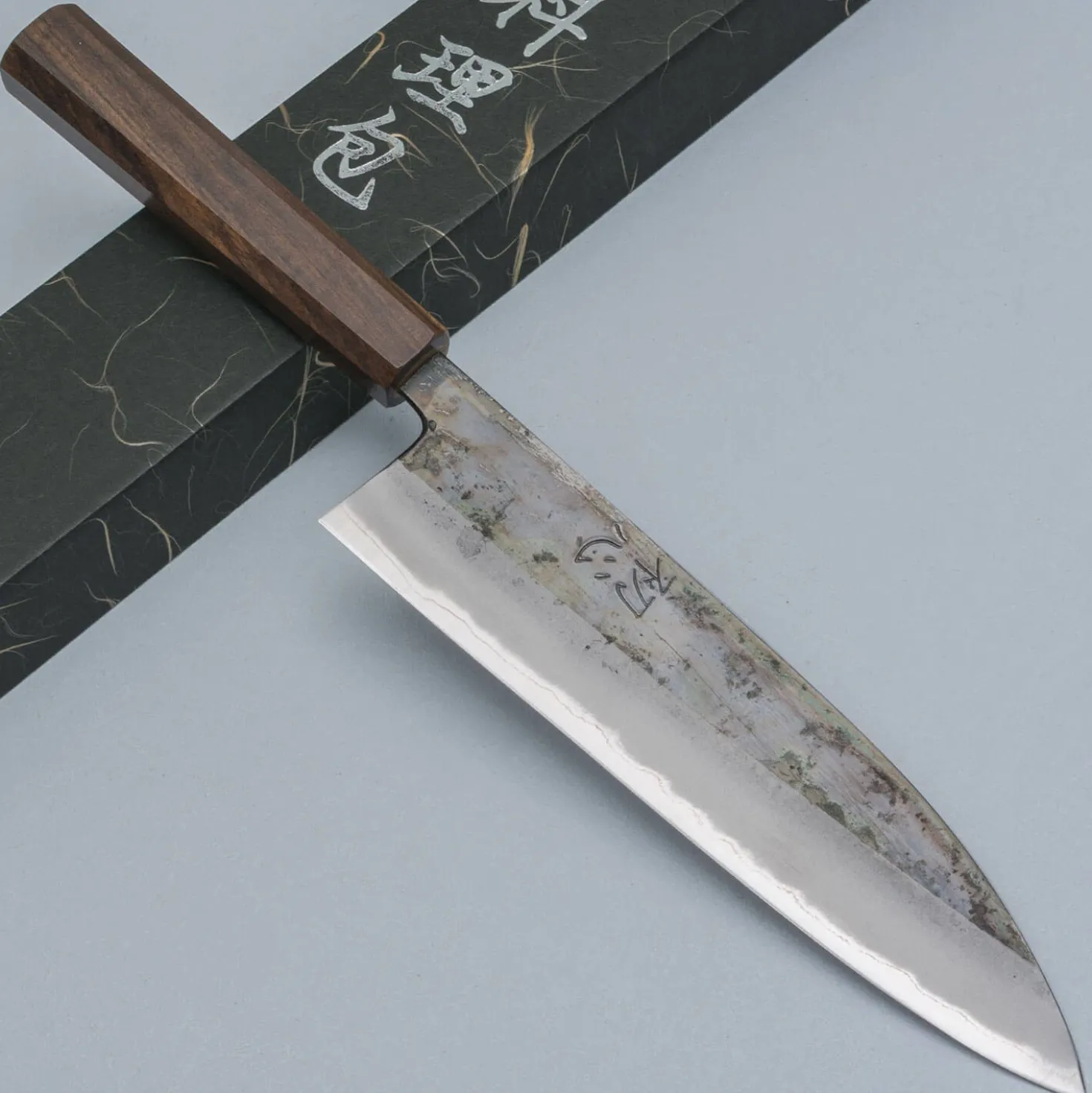 Hatsukokoro Kurosagi Aogami Super Bubinga Gyuto 21 cm