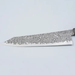 Hatsukokoro Ryuhyo Kurozome SG2 Damast Kiritsuke 21 cm