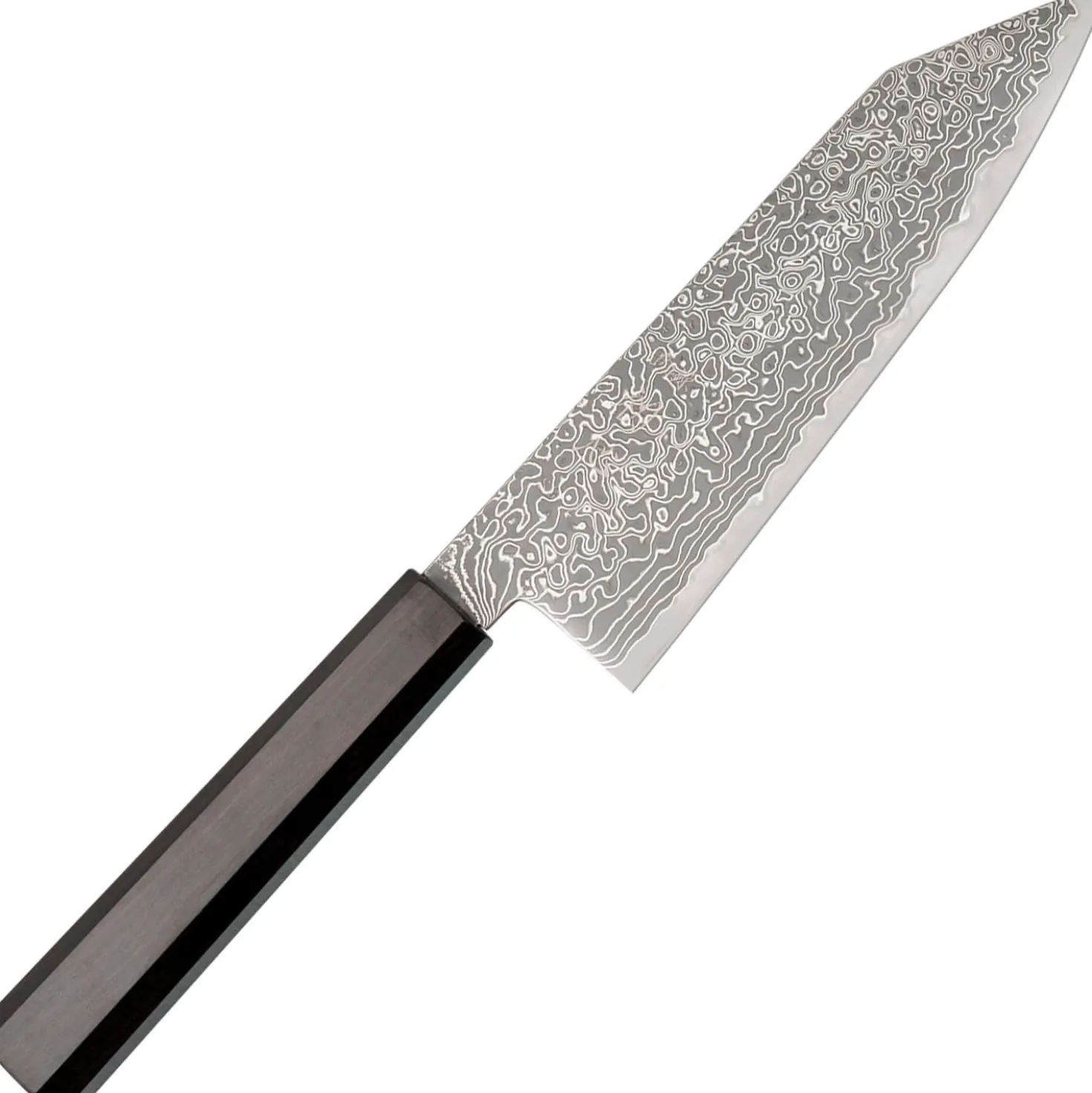 Hatsukokoro Ryuhyo Kurozome SG2 Damast Bunka 18 cm