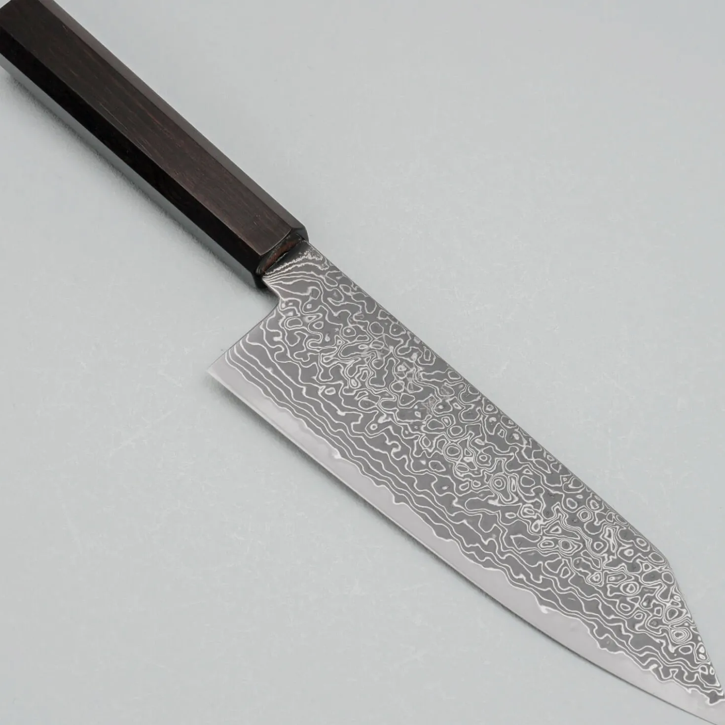 Hatsukokoro Ryuhyo Kurozome SG2 Damast Bunka 18 cm