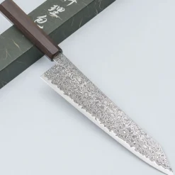 Hatsukokoro Ryuhyo Kurozome SG2 Damast Kiritsuke Gyuto 24 cm