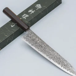 Hatsukokoro Ryuhyo Kurozome SG2 Damast Gyuto 24 cm