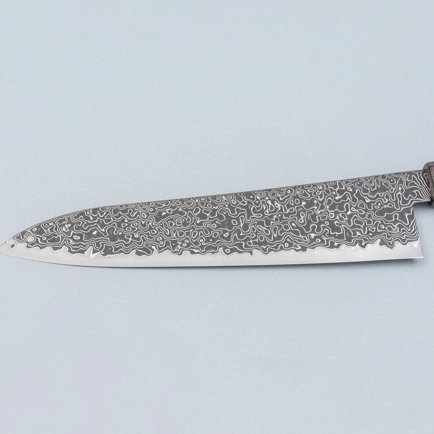 Hatsukokoro Ryuhyo Kurozome SG2 Damast Gyuto 21 cm