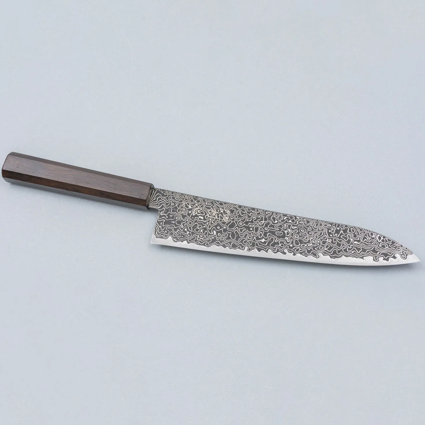 Hatsukokoro Ryuhyo Kurozome SG2 Damast Gyuto 21 cm