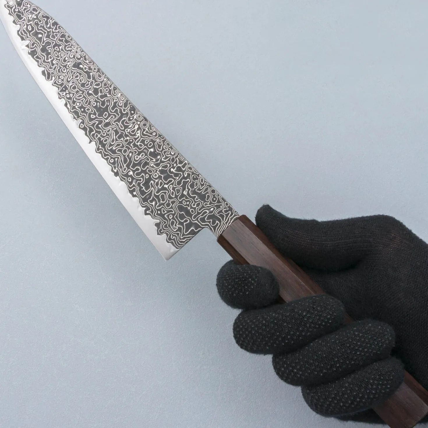 Hatsukokoro Ryuhyo Kurozome SG2 Damast Gyuto 21 cm