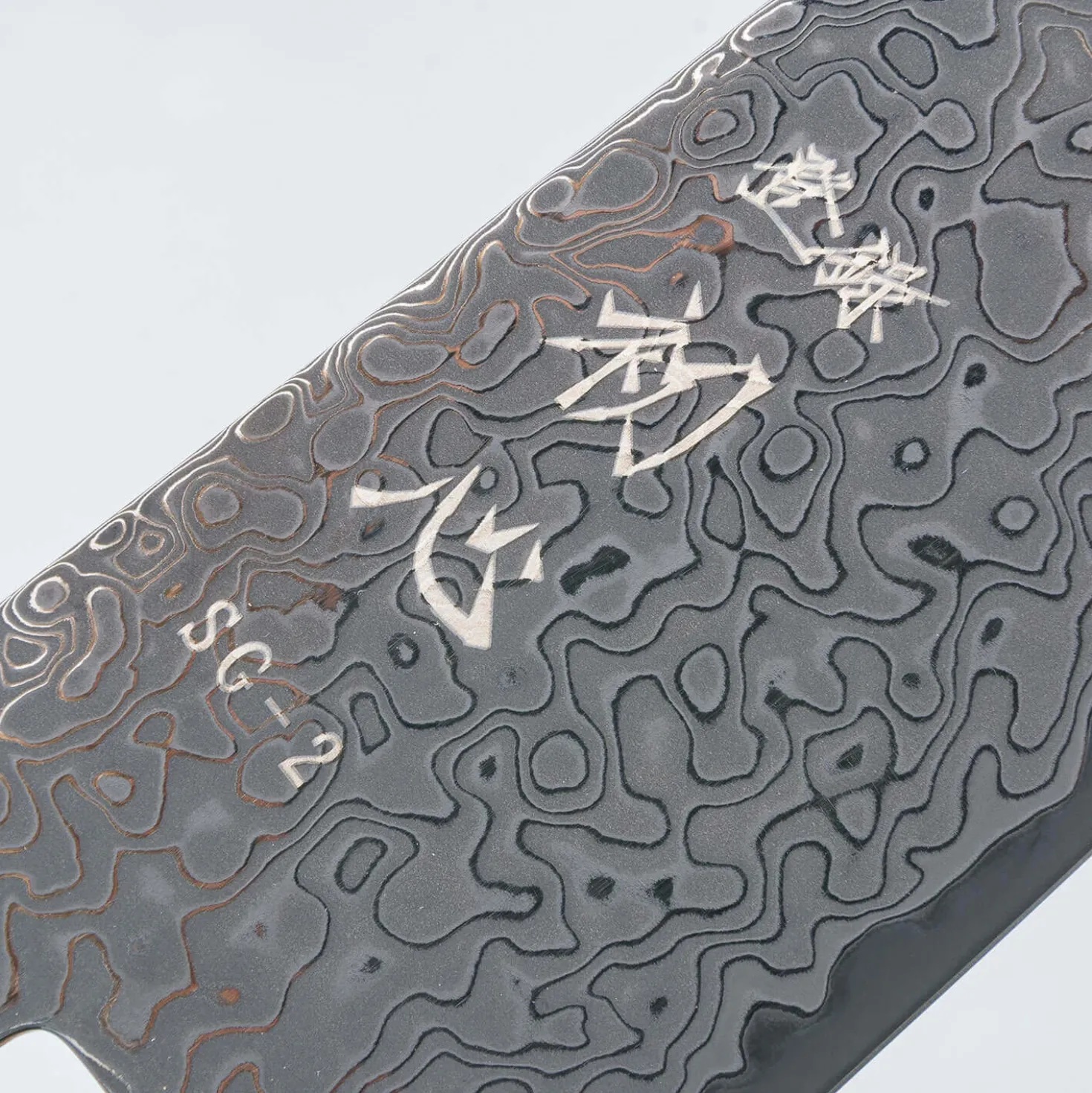 Hatsukokoro Ryuhyo Kurozome SG2 Damast Gyuto 21 cm