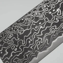 Hatsukokoro Ryuhyo Kurozome SG2 Damast Curved Ebony Gyuto 21 cm