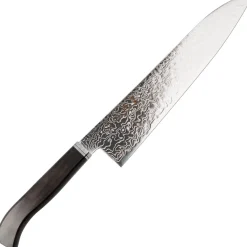 Hatsukokoro Ryuhyo Kurozome SG2 Damast Curved Ebony Gyuto 21 cm