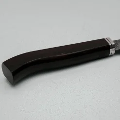 Hatsukokoro Ryuhyo Kurozome SG2 Damast Curved Ebony Gyuto 21 cm