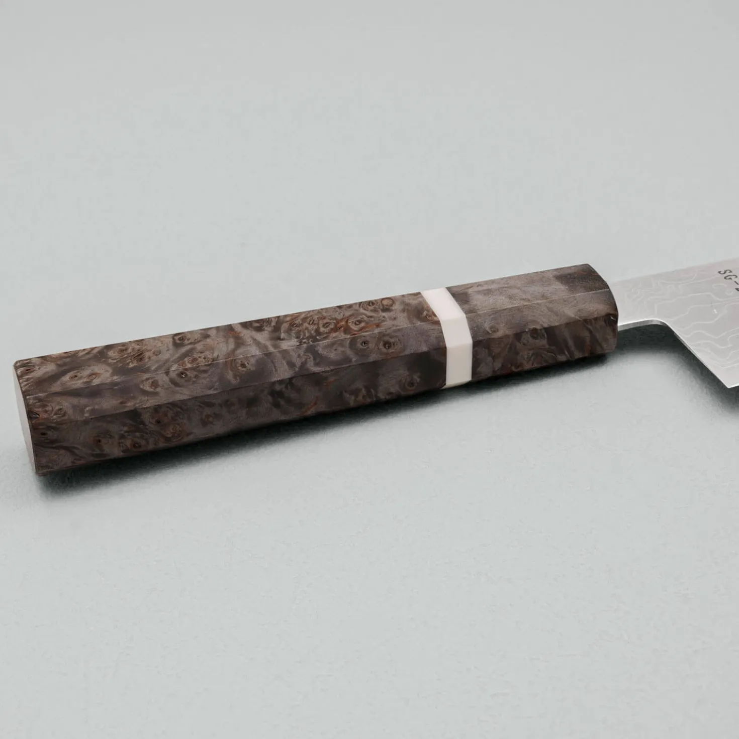 Hatsukokoro Ryuhyo SG2 Damast Birch Kiritsuke Gyuto 21 cm