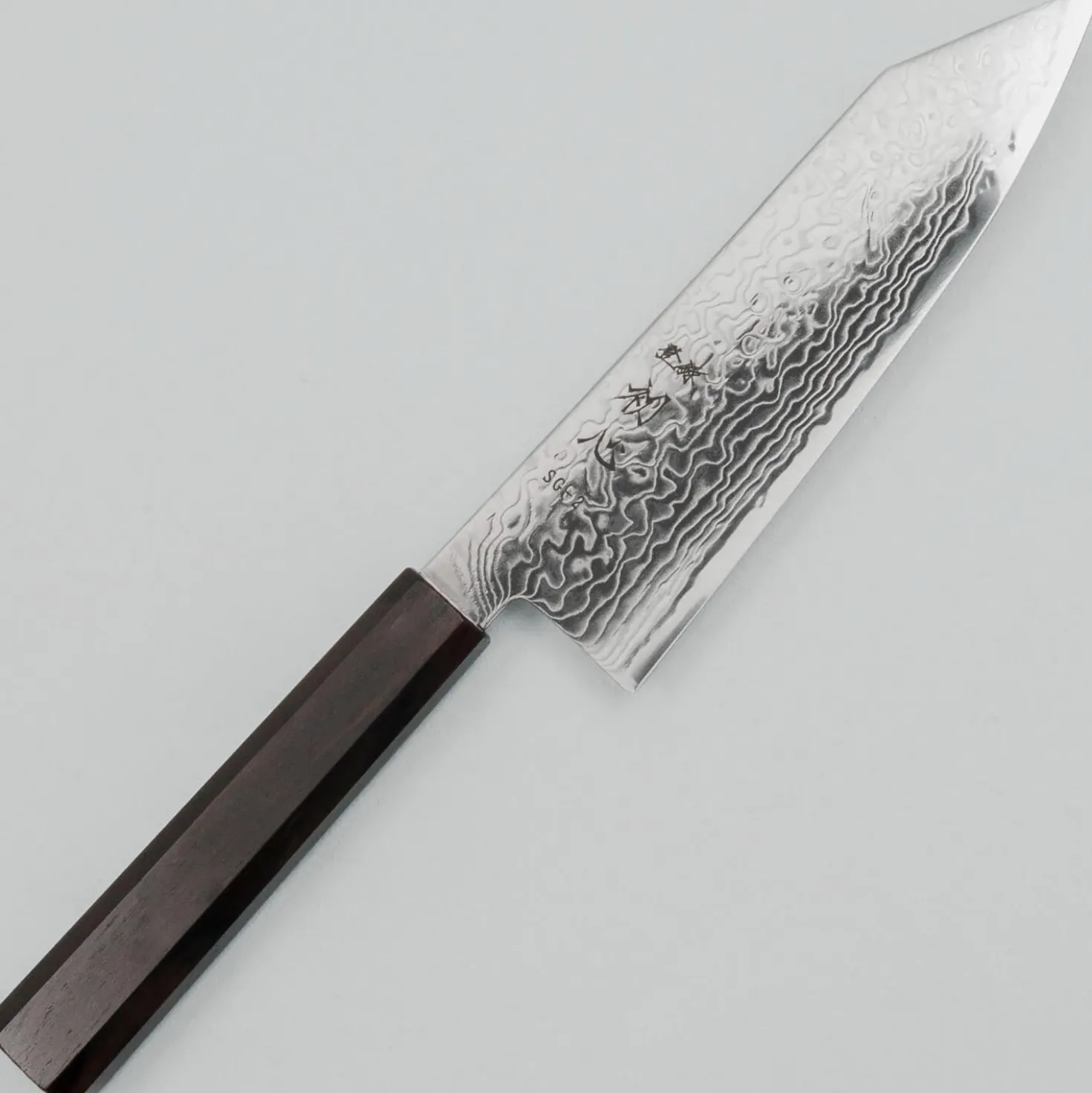 Hatsukokoro Ryuhyo SG2 Damast Ebony Bunka 18 cm