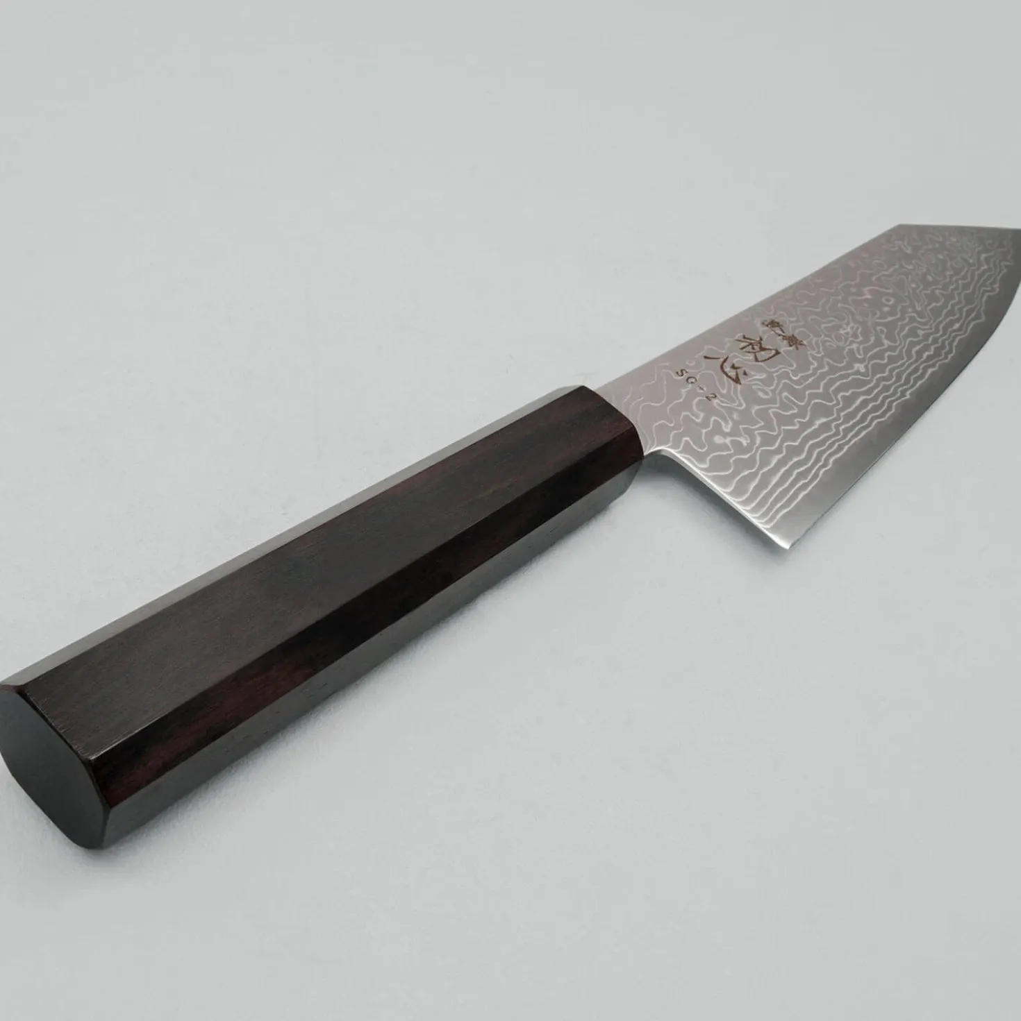 Hatsukokoro Ryuhyo SG2 Damast Ebony Bunka 18 cm