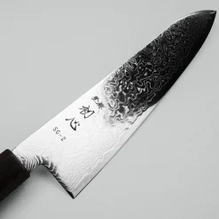 Hatsukokoro Ryuhyo SG2 Damast Ebony Gyuto 21 cm