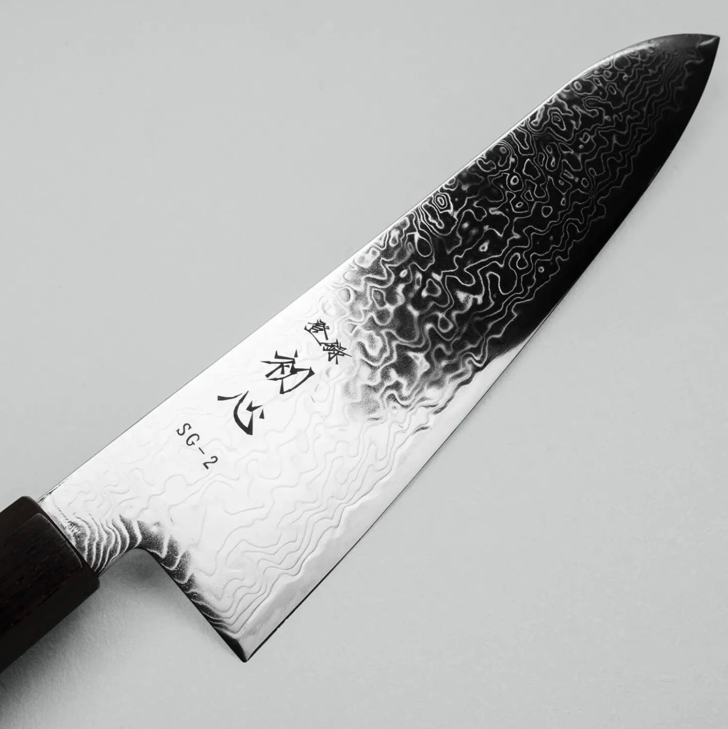 Hatsukokoro Ryuhyo SG2 Damast Ebony Gyuto 21 cm