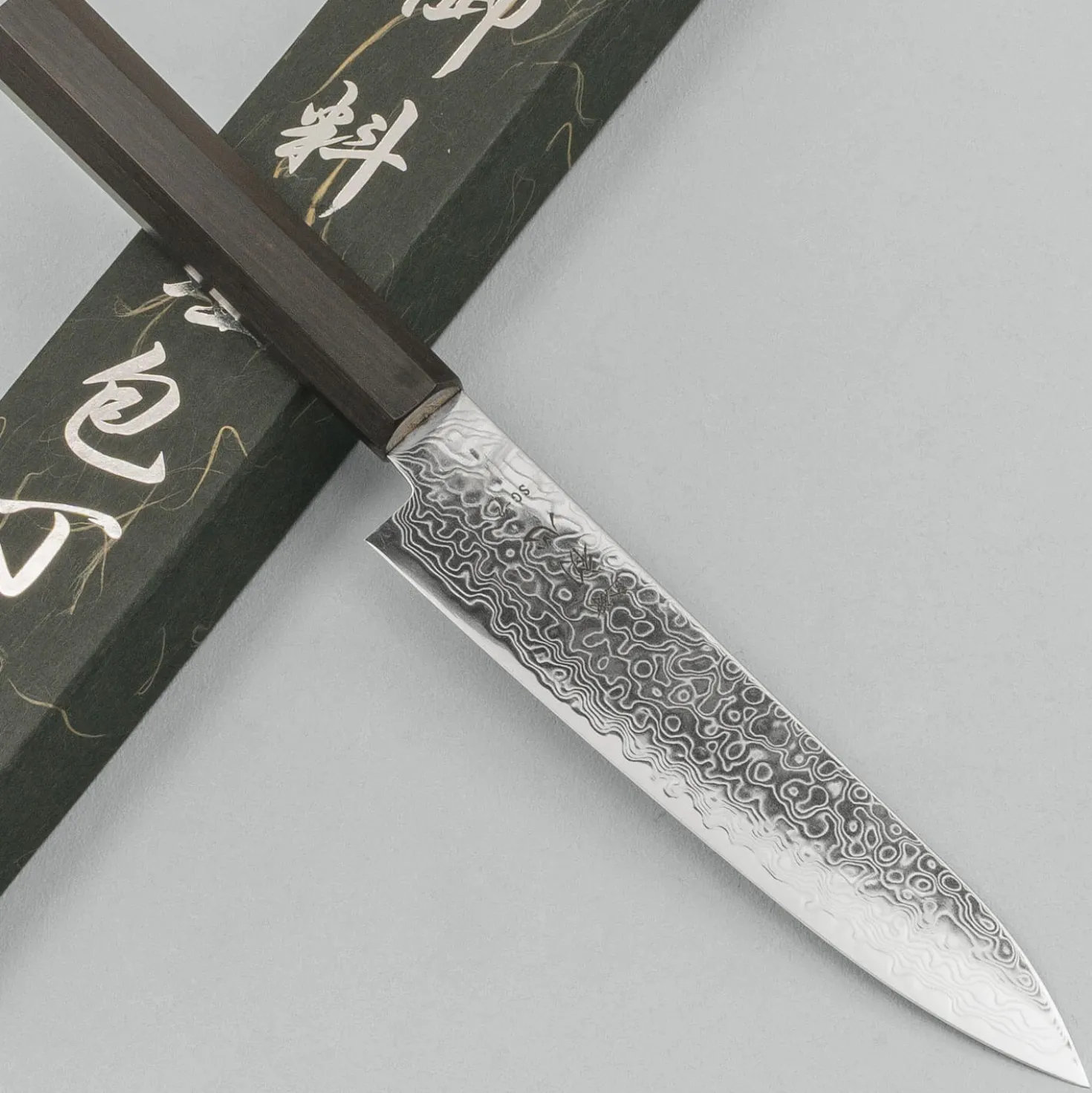 Hatsukokoro Ryuhyo SG2 Damast Ebony Petty 15 cm