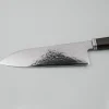 Hatsukokoro Ryuhyo SG2 Damast Curved Ebony Santoku 18 cm