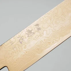 Hatsukokoro Ryuhyo SG2 Damast Ebony Gold Coating Petty 15 cm