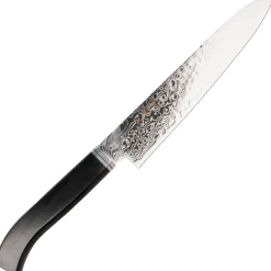 Hatsukokoro Ryuhyo SG2 Damast Curved Ebony Petty 15 cm